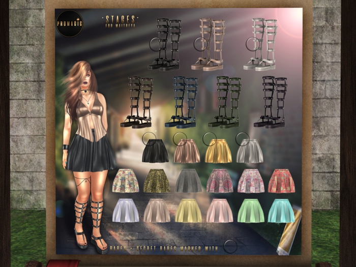 *PROMAGIC* Stages-Skirt-Light  Green