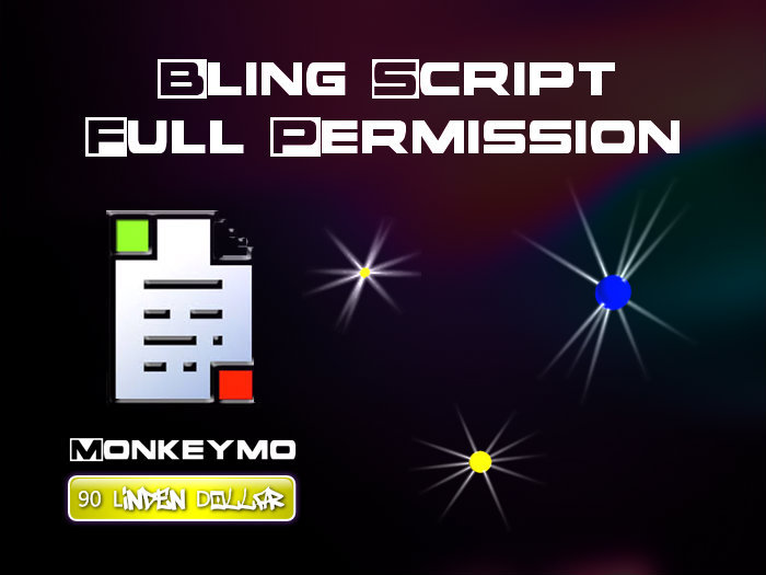 Bling *Script* Full Permission - Monkeymo