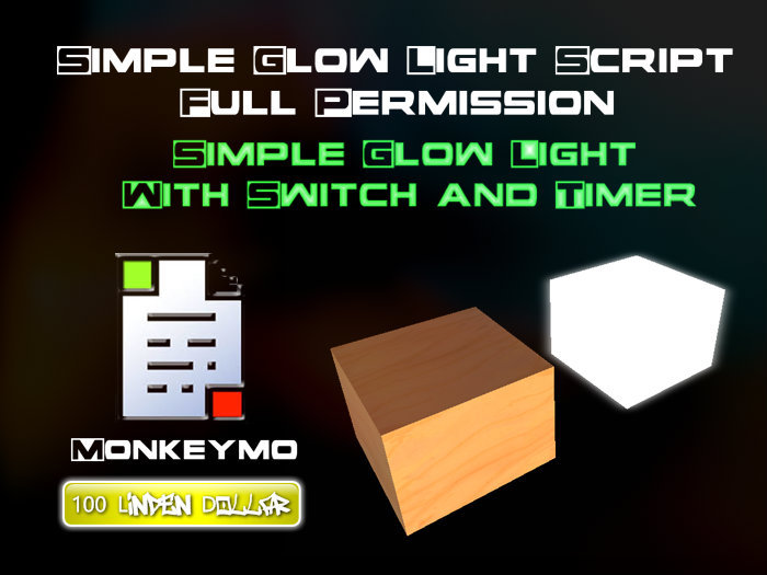 Simple Glow Light *Script* Full Permission