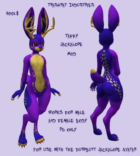 [Trashrat Industries] Taffy Jackalope Mod