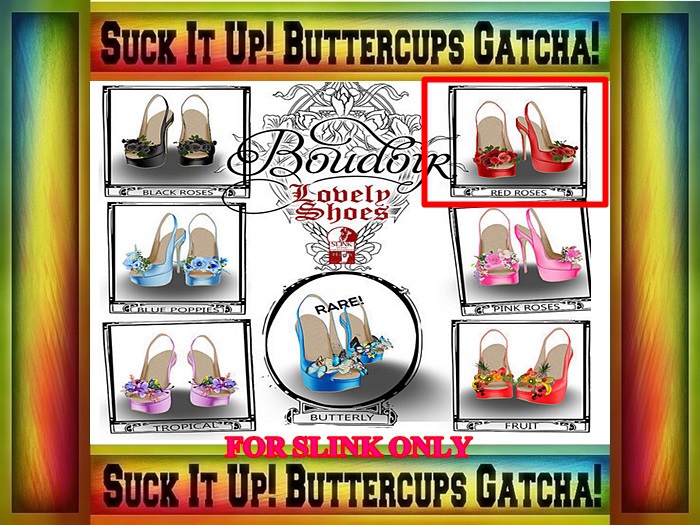 Boudoir - Red Roses shoes