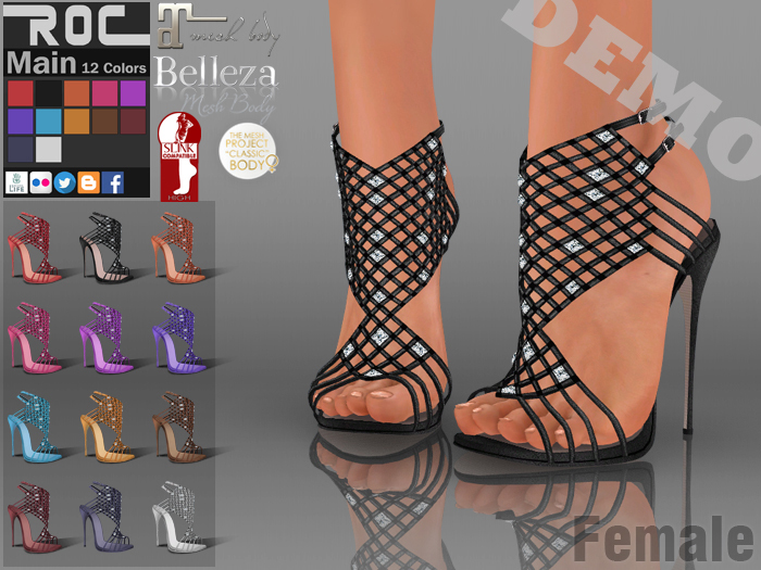::ROC:: Alina Dress Heel_DEMO