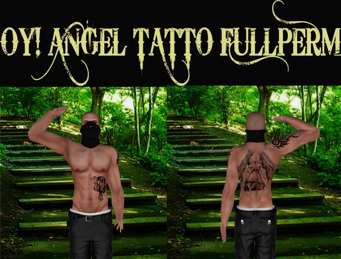 OY! ANGEL TATTOO + TEXTURE FULLPERM