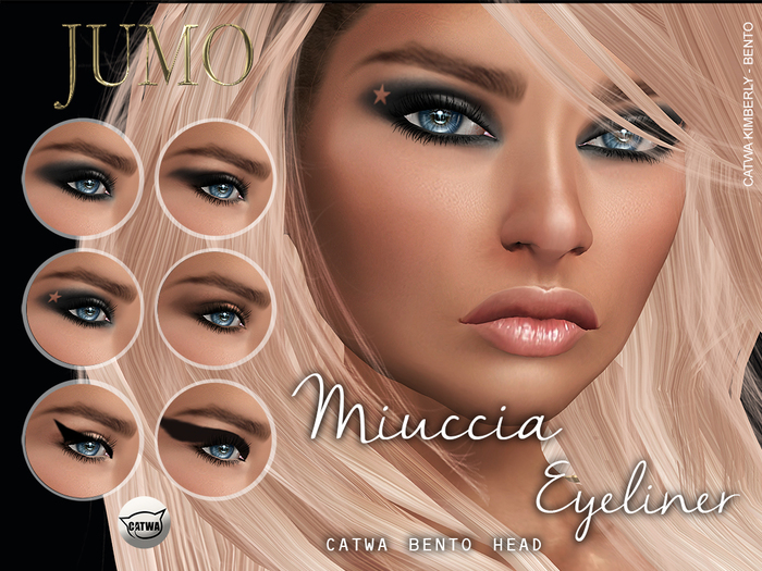 .:JUMO:. Miuccia Eyeliners - Catwa - ADD ME