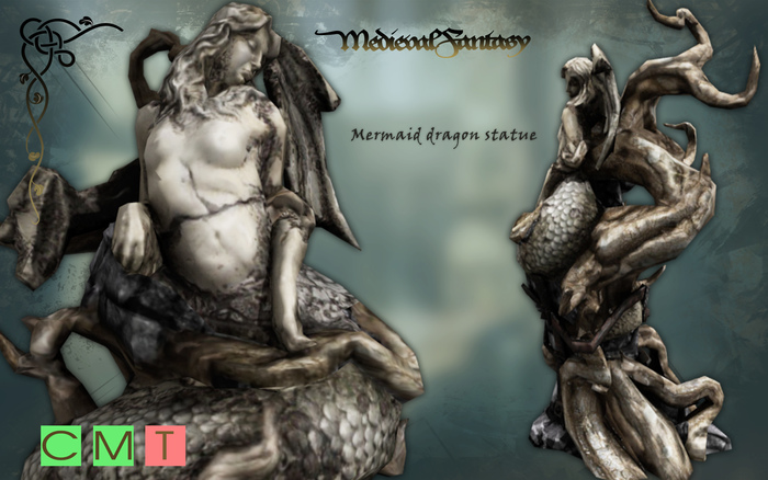 [MF] Mesh splendid mermaid statue (boxed)