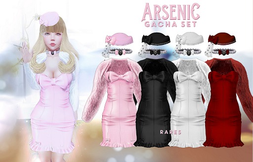 Violent Seduction - Arsenic Necklace (Red) 