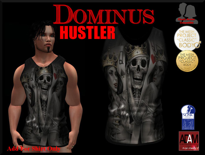 ~DOMINUS~HUSTLER TANK TOP(BOXED)