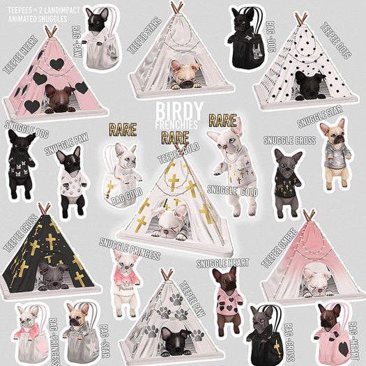 Birdy - Frenchie - Sleepy TeePee - Cross