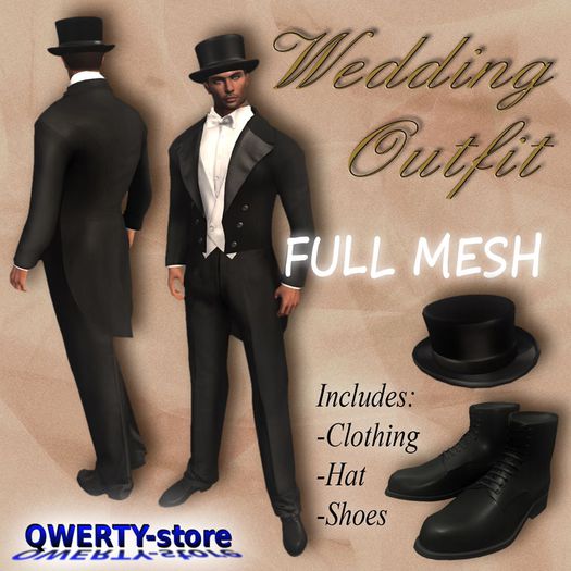 Qwerty-store Gentleman OUTFIT  Wedding 