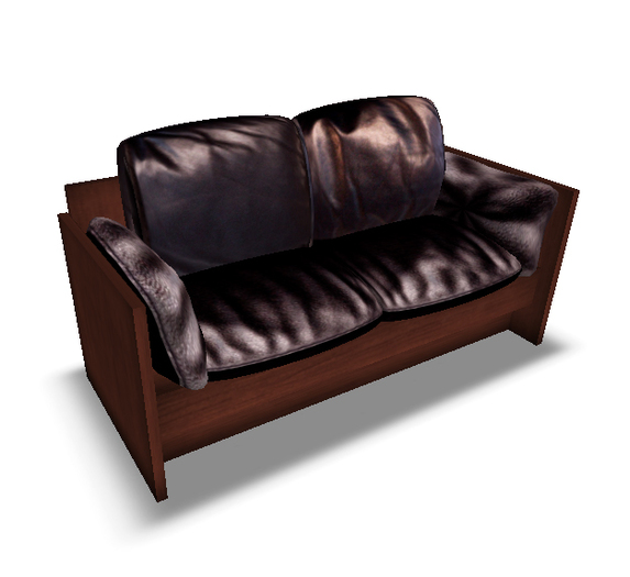 Italian Leather Couch (dual)