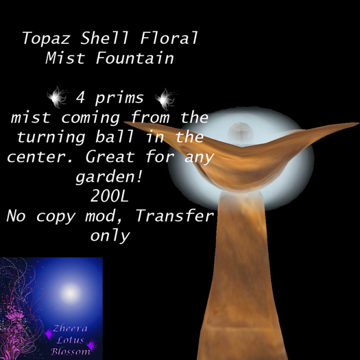 Topaz Mist Fountain