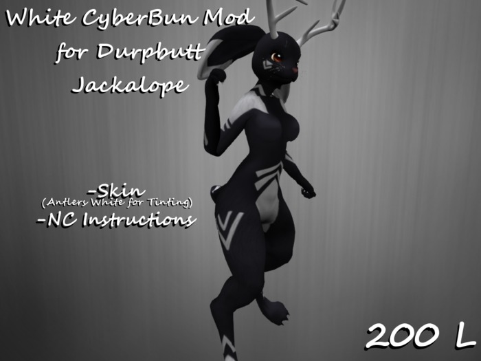 White CyberBun Mod for Durpbutt Jackalope