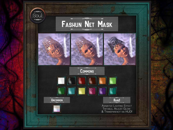 .:S:. Fashun Net Mask - Crown - COM - 11