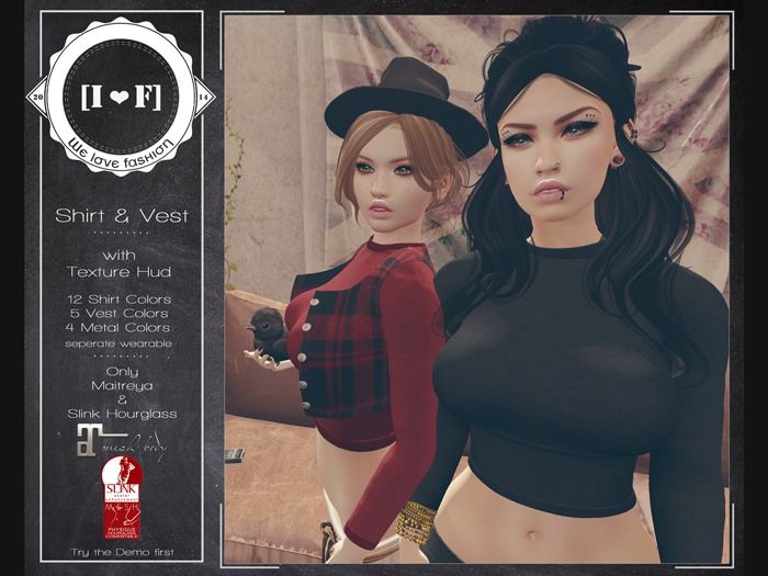 [I<3F] Shirt & Vest