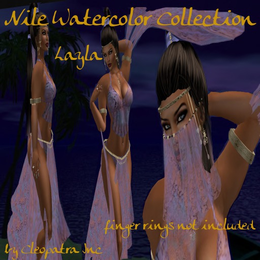 Nile Watercolor Collection - Layla Silks Omega Appliers