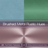 {L} Brushed Metal-Rustic Hues