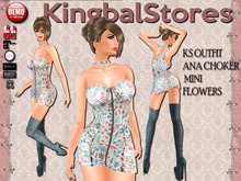 199 KS OUTFIT ANA CHOKER MINI FLOWERS