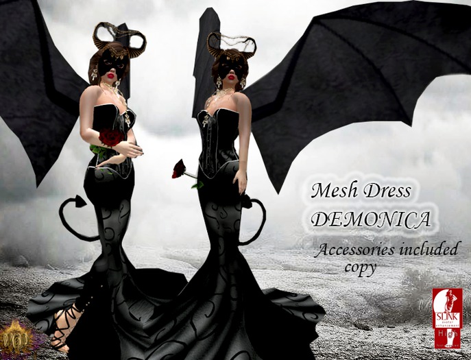 Mesh Dress DEMONICA