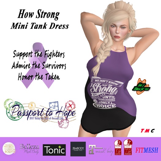 GD - How Strong Mini Tank Dress