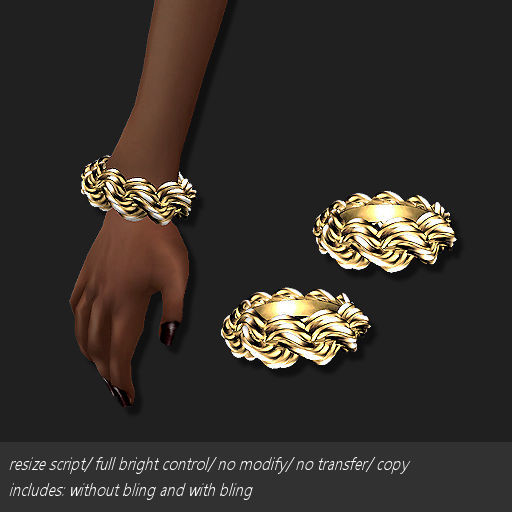 [DEMO] BRACELET ROPE GOLD    -RYCA-