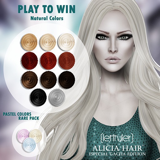 {Letituier} Alicia Hair - Pastel Pack RARE