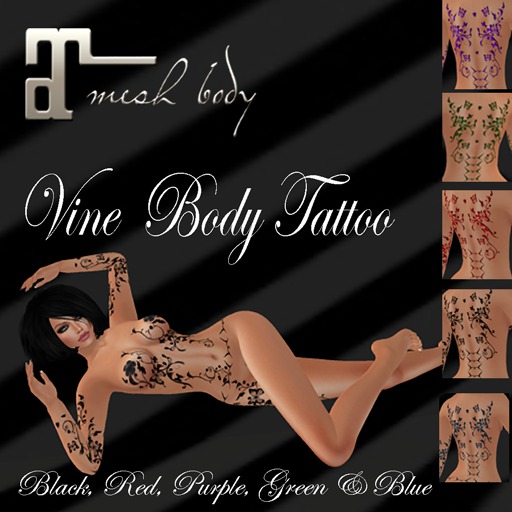 MAITREYA VINE BODY TATTOO SET