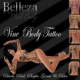 BELLEZA - VINE BODY TATTOO SET