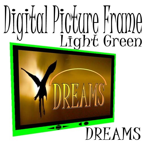 Digital Picture Frame - Light Green 