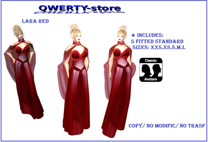 QWERTY-store LARA RED