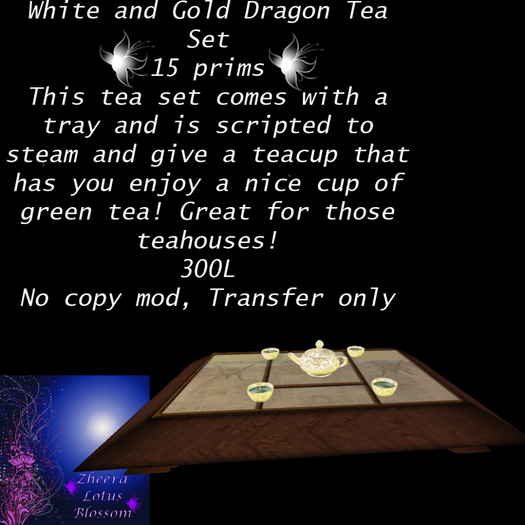 White Dragon Tea Set