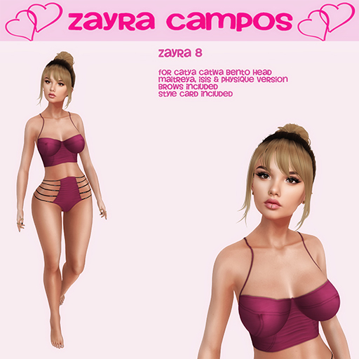 Zayra 8 - For Catya Catwa Bento Head