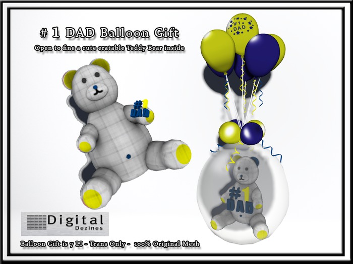 .::DD::. # 1 DAD Balloon Gift