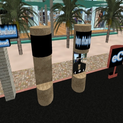 Granite Mall Column w/Apez Vendor