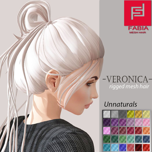 -FABIA- Mesh Hair  < Veronica> Unnaturals Tones