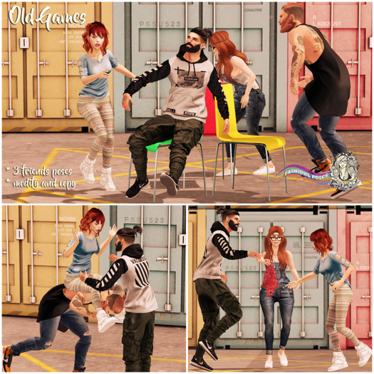 = Fashiowl Poses = Old Games Pack // WEAR