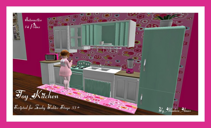 Toy Kitchen (Zooby  stage 33+)