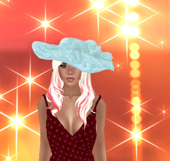 Resizeable lacy Sunhat seagreen