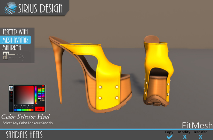 Sirius Design Sandals Heels Maiterya Boxed