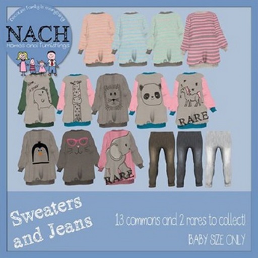 NACH Peach/Grey Sweater Baby