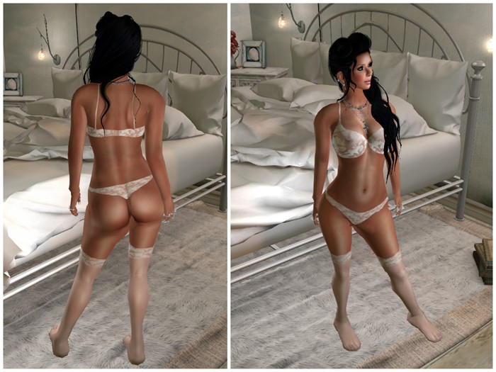 lingerie lace set weith