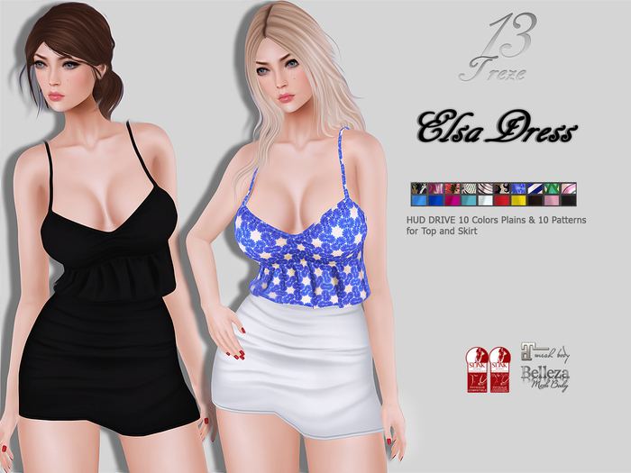 Treze. Elsa Dress FATPACK