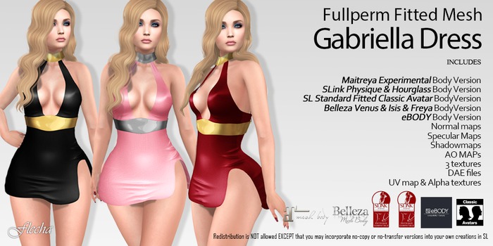 FLECHA Gabriella Fitted Dress Fullperm