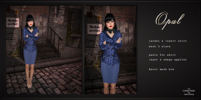 LUZ - Opal blue - box