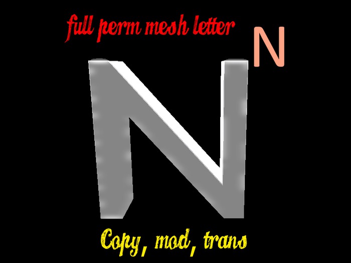 Mesh Letter N
