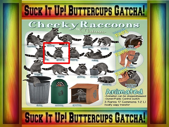 Mutresse-Cheeky Raccoons-Gasping