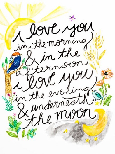 I love you Sign