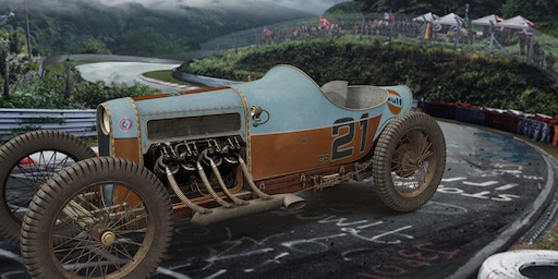  ANHELO Cycle Car "Gulf texture"