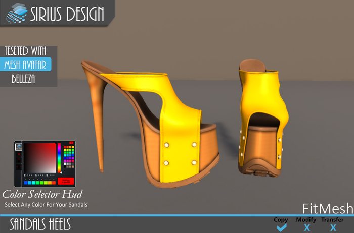 Sirius Design Sandals Heels Belleza Boxed