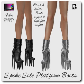 spiked platform shoes