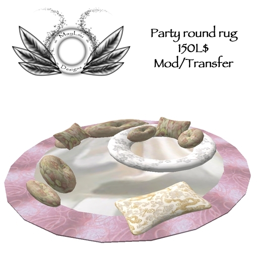 MayLou Designs - Party round rug